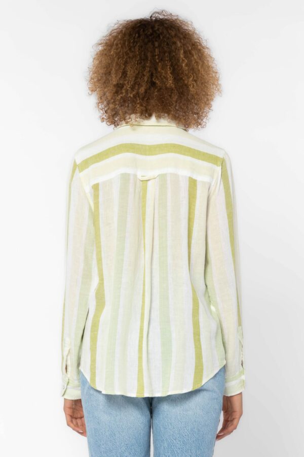 Seafoam Green Stripe Shirt - Image 3