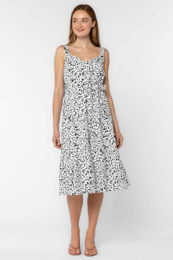 White Black Dress - Image 3