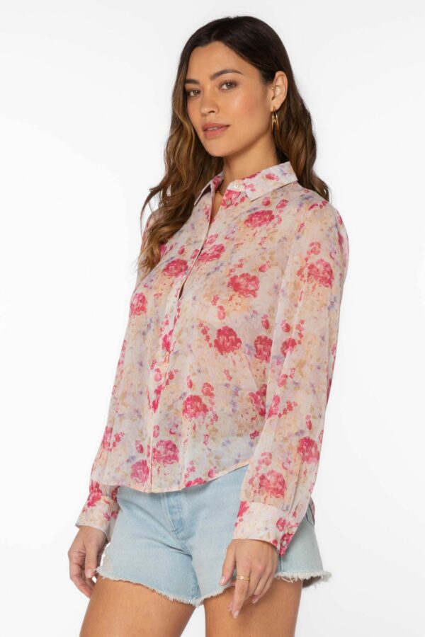 Pink Floral Shirt - Image 4