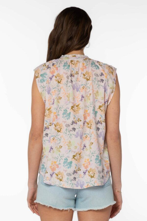 Pink Floral Blouse - Image 4